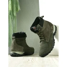 Eego Italy Men's Green Casual Boots