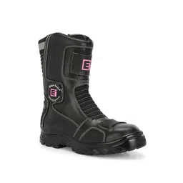 Eego Italy Women Leather High-Top Biker boot