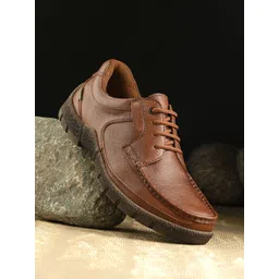 Egoss Men Round Toe Leather Boots