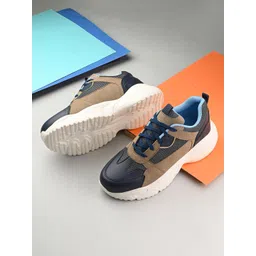 El Paso Men Colourblocked Lace-Ups Sneakers