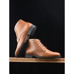El Paso Men Mid Top Formal Regular Boots