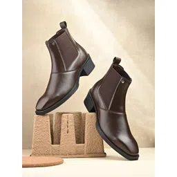 El Paso Men Slip-On Casual Boots