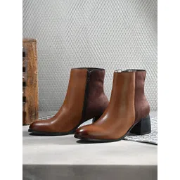 El Paso Women Block Heeled Regular Boots