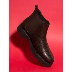 El Paso Women Brown Mid Top Flat Boots