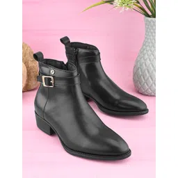 El Paso Women Casual Round Toe Mid-Top Chelsea Boots