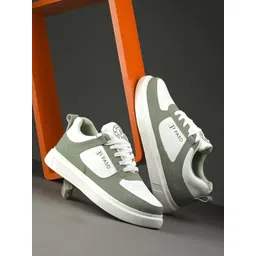 El Paso Women Colourblocked Sneakers With Lace Ups Details