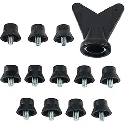 ELBME® Enaskhi 12Pcs Replacement Spikes Stable Soccer Boot Cleats for Indoor Outdoor Sports