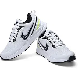 Elite Athletic Running Sports Gym Walking Comfort Shoes, Padded Insole Cushioned Shock Absorbing Outsole Dailywear Shoes.