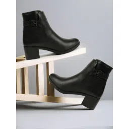 Elle Women's Black Casual Booties