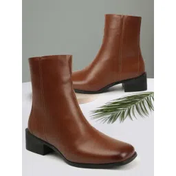 Elle Women's Tan Casual Booties