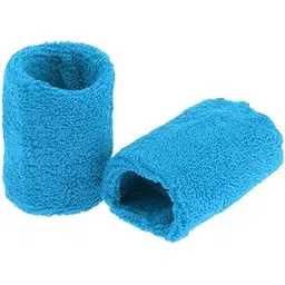 Enakshi Sports Basketball Badminton Unisex Cotton Sweatbands Wristbands light blue Sporting Goods | Outdoor Sports | Skateboarding & Longboarding | Clothing, Shoes & Accessories | Protective Gear