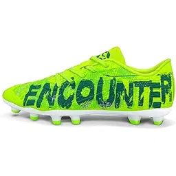 Encounter Retro Football Studs for Men, 3D Embossed TPU Upper, High Shear TPU Sole, Excellent Grip & Stability, Ideal for Soft & Hard Grassy Ground Surfaces