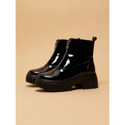 ERIDANI Women Mid-Top Chunky Boots