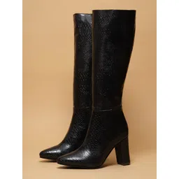 ERIDANI Women Pointed Toe Zip Winter Boots