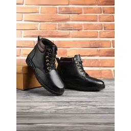 Erix Textured Leather Boots