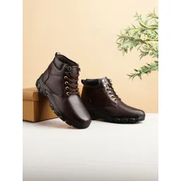 Erix Textured Leather Boots
