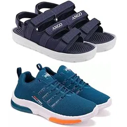 Exclusive Range of Stylish Activewear Sports Running Shoes for Men (Pack of 2) Multi