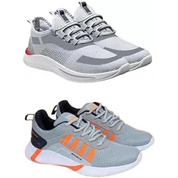 Exclusive Range of Stylish Running Sports Footwear for Men (Pack of 2) Multi