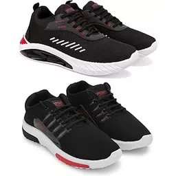 Exclusive Range of Stylish Sports Shoes for Running Men (Pack of 2) Multi