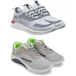 Exclusive Range of Trendy Comfortable Running Sports Shoes for Men (Pack of 2) Multi
