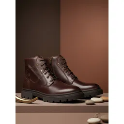 EZOK Men Casual Block-Heeled Regular Boots