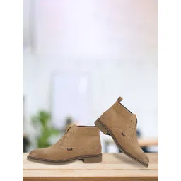 EZOK Men Round-toe Lace-Ups Regular Boots