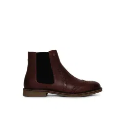 Ezok Men's Brown Chelsea Boots