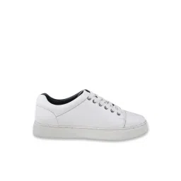 Ezok Men's White Casual Sneakers