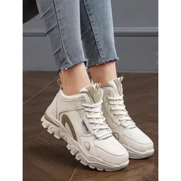 Fabbmate Casual Sports shoes White Sneakers for Women Girls White Shoes Sneakers For Women