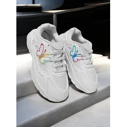 Fabbmate Thick Heel Sports Shoes for Women Running,Gym Casual Wear Sneakers For Women