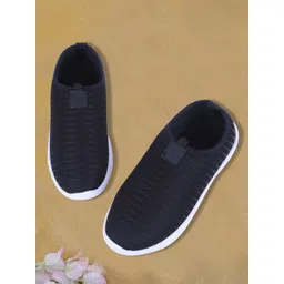 FABBMATE Women Black Walking Non-Marking Shoes