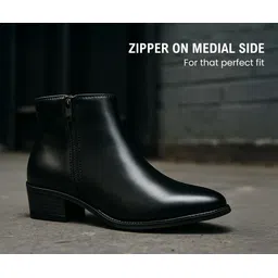 Fashion Heel Zipper Boots For Women