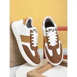 Fashion Victim Men Colourblocked Comfort Insole Sneakers