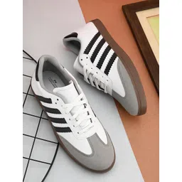 Fashion Victim Men Striped Sneakers