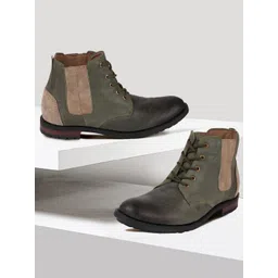 Fausto Lace-Up Chelsea Boots