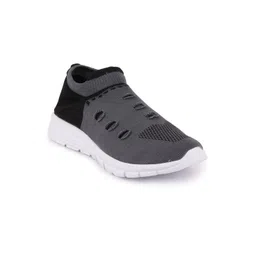 FAUSTO Men Grey Mesh Walking Non-Marking Memory Foam Shoes