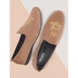 FAUSTO Men Lightweight Comfort Insole Velvet Slip On Shoes