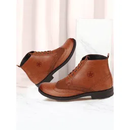 FAUSTO Men Perforated Regular Boots