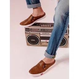 FAUSTO Men Slip-On Lightweight Mule Sneakers