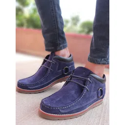 FAUSTO Men Suede Lightweight Sneakers