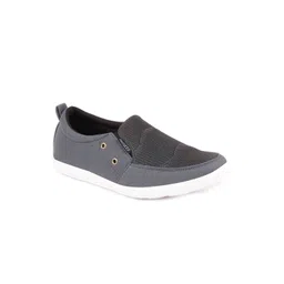 FAUSTO Men Textured Lightweight Comfort Insole Slip-On Sneakers
