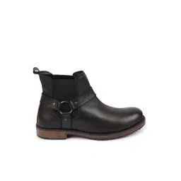 Fausto Men's Black Chelsea Boots