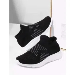 Fausto Men's Black Walking Shoes