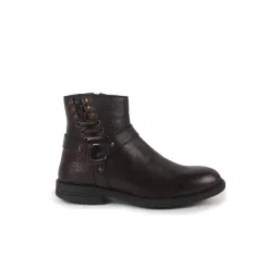 FAUSTO Men's Brown Casual Boots
