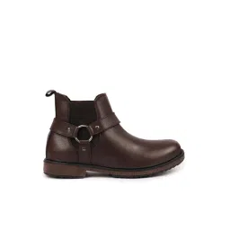 Fausto Men's Brown Chelsea Boots