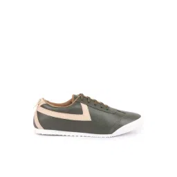 Fausto Men's Olive Casual Sneakers