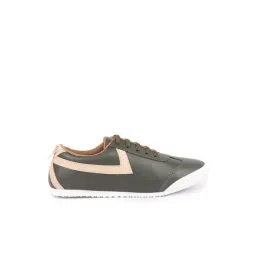 Fausto Men's Olive Casual Sneakers