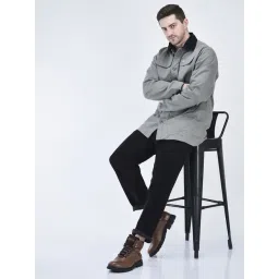 Fausto Men's Tan Biker Boots