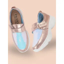 FAUSTO Women Colourblocked Lightweight Slip-On Sneakers