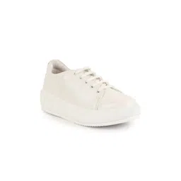 FAUSTO Women Lightweight Woven Design PU Sneakers